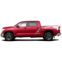 Bed mud splash graphics stickers decal compatible with Toyota Tundra