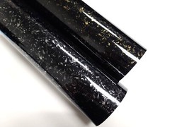 Gloss Forged Carbon Fiber CF Black Silver Gold Red Vinyl Car Wrap Sticker Decal