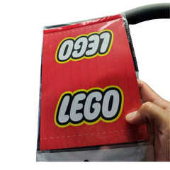 Building Block Style Car Trunk Tag Sticker 15cmx20cm Waterproof Body Decal Label