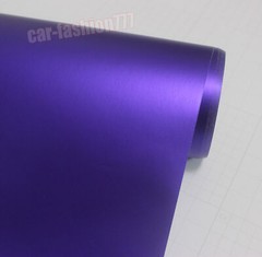 50FT x 5FT Full Car Wrap Purple Flexible Satin Matte Chrome Vinyl PVC Sticker US