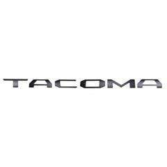 Matte Black Finish 3D Raised Tailgate Letter Pieces For 2024-up Toyota Tacoma