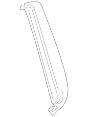 Genuine GM Rear Passenger Side Door Window Frame Rear Applique 84966052