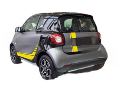 Graphic Racing Stripe Car Sticker Kit For Smart Fortwo Side Decal Hood Roof Rear