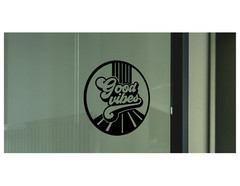 Good Vibes Retro Decal Sticker Vinyl Graphics