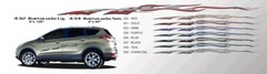 Illusions Barracuda LARGE Graphics for Cars & Trucks (432; 6″ X 120″)