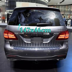 Grim Reaper Cemetery Graphic Decal Car Rear Window Summer Sunscreen Sticker Trim