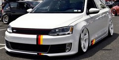 (1) 10″ Euro Color Stripe Decal Sticker For Car Exterior or Interior Decoration