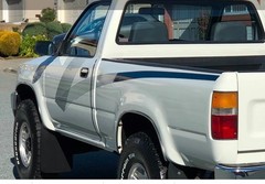 VINTAGE STYLE VINYL DECALS GRAPHICS FITS TOYOTA PICKUPS/ 89 4×4 MODELS