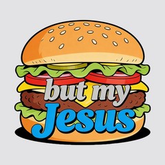 Food given by God Stickers Vinyl Self-adhesive Customizable for Car windows