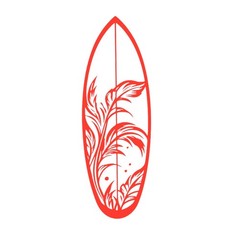 Surfboard Vinyl Decal for Vehicle Windows Laptops Any Smooth Surface design #19