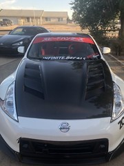 JDM UNIVERSAL WINDSHIELD BANNER Red Silver