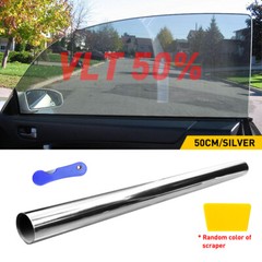 20″ x10FT Uncut Roll Window Mirror Chrome/Black Tint Film Car Home Office Glass