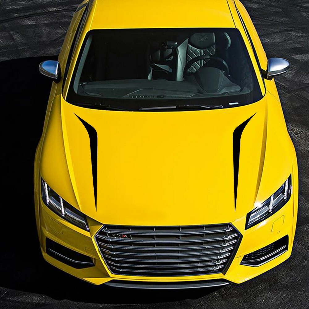 Hood Racing Stripes Decoration Auto Graphic Decal Vinyl Car truck Universal