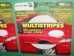72′ Vinyl Pin Stripe White 3/16″ Multi-Line Car Tape Decal Stickers NOS USA