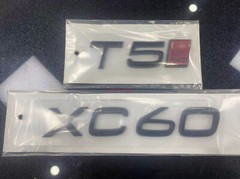 Gloss Black XC60 T5 RED AWD Number Trunk Letters Badge Emblems Sticker For Volvo