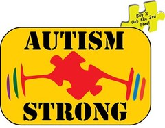Child With Autism Strong Car Truck Emergency Sticker p406 Free Same Day Shipping