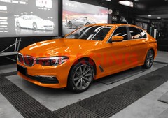 Gloss Glitter Orange Sparkle Metallic Car Vinyl Wrap Sticker Decal Sheet Film