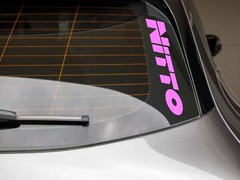 Custom Nitto Vinyl Decal Import Tuner Multiple Colors and Sizes