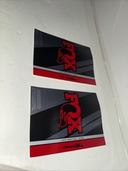 Lot Of 2 TRD PRO B.O.C. FOX RACING SHOCKS DECALS STICKERS INTERNAL BYPASS