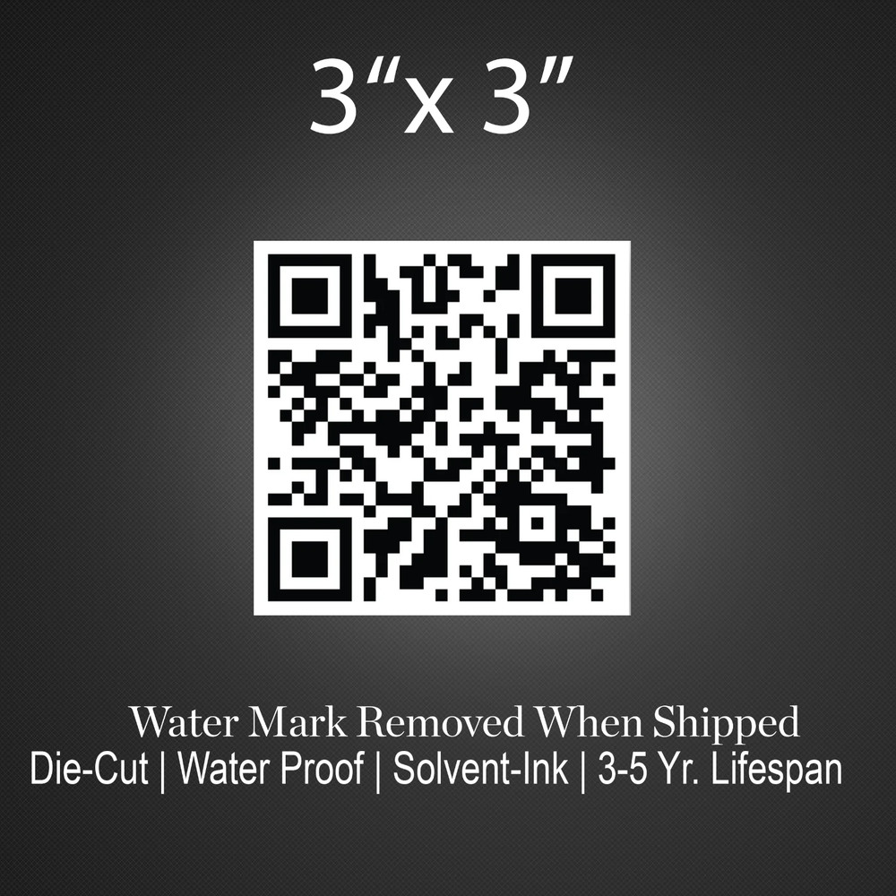 Rick Roll Prank Funny QR Code Car Window Peeker Sticker Vinyl Waterproof