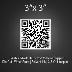 Rick Roll Prank Funny QR Code Car Window Peeker Sticker Vinyl Waterproof