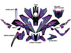 NEW Graphic kit for ktm 1290 SUPER DUKE R Graphic Decal Sticker Kit (TUGA-P)