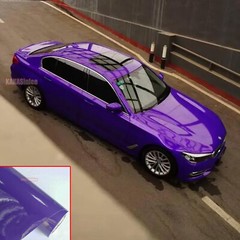 PUR Gloss Bright Metallic Paint Entire Car Vinyl Wrap SUV Roof Sticker Decal US