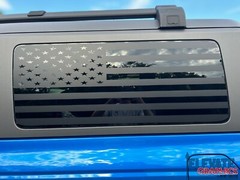 For Ford Bronco 2 Door Side Window Flag Stickers Vinyl Decals Stripes 2021-2024