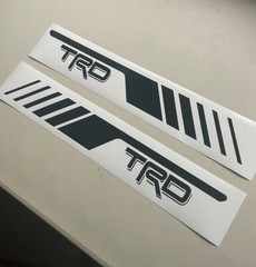 TRD 4×4 Sport Pro Side Stripe Banner SET OF 2 Decal Toyota Tacoma Tundra Sticker