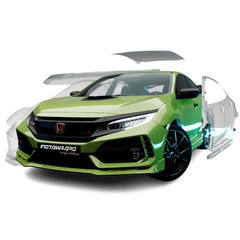3M Colored PPF / PWF Gloss Iridescent Emerald Green Paint Protection | PWF-GP246