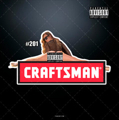 Tool Box Craftsman HOT beautiful model Pinup girl Garage decal sticker 4 Inches