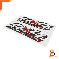 4X4 DIFF LOCK SIDE REAR BODY ADHESIVE STICKER DECAL FIT ISUZU D-MAX PICKUP 20-25