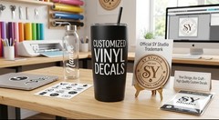 Customized Vinyl Decals For Helmets , Motorcycles Die-cut 9”