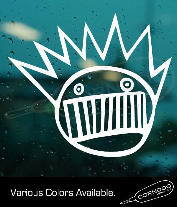 Ween Boognish VINYL DECAL MOLLUSK CHOCOLATE AND CHEESE POD WHITE PEPPER