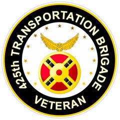 425th Transportation Brigade Veteran Bumper Sticker Military Vinyl Decal 5″