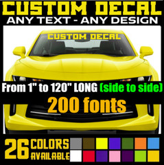 Custom Text Vinyl Lettering Sticker Decal Personalized -ANY TEXT – ANY NAME (4)