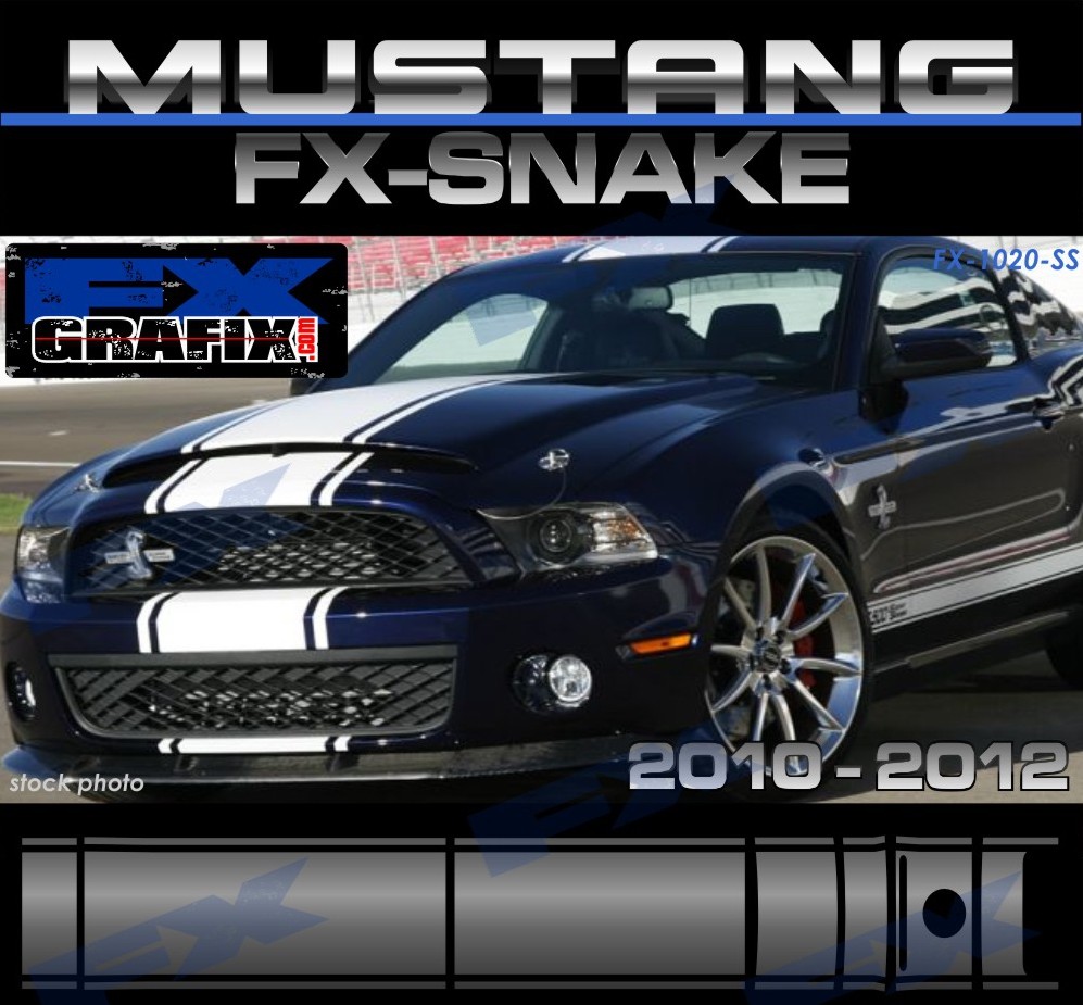 2010 – 2012 Ford Mustang 18″ Snake Factory Style Super Stripes #1 Dealer Quality