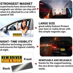 Weather-Resistant New Driver Magnets – 3 Pcs for Enhanced Driving Visibility