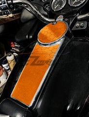 Honeycomb Carbon Fiber Satin Orange Hex Auto Car Sticker Decal Vinyl Wrap Sheet
