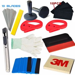 Car Window Tint Wrapping Vinyl Tools 3M Squeegee Scraper Applicator Kits