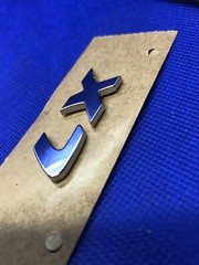 Authentic New Peugeot LX Wing Badge Side Emblem For 206 1998-10 & 406