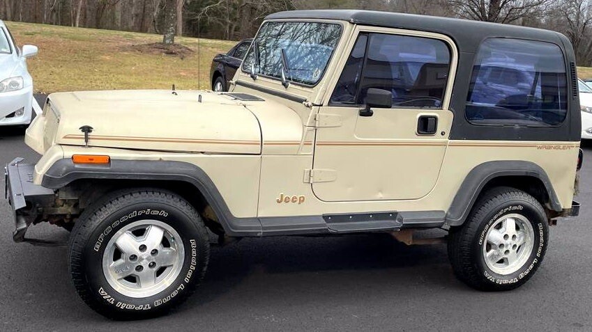 1992 1993 1994 Jeep Wrangler YJ Stripes Decals Graphics 1-Color Kit COMPLETE !