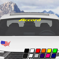 Windshield Banner Vinyl Decal Sticker for Honda Accord LX SE EX-L Sport-L Hybrid