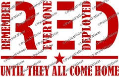 Remember Everyone deployed,Until They Come Home,Support our troops,Vinyl Decal