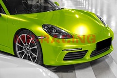 Gloss Metallic Lime Green Candy Decal Car Vinyl Wrap Film Sticker Sheet Sparkle
