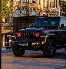 Scratch Resistant Beast Eyes Headlight Decals – Vibrant 3D Design for Vehicles