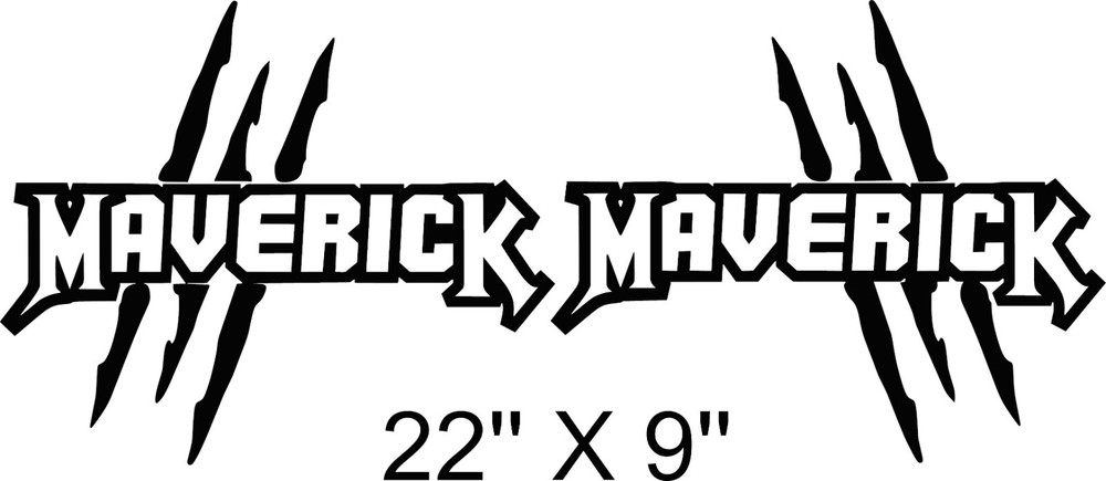 CAN-AM OR MAVERICK YOU CHOOSE WHICH DECAL BUY 1 GET 1 FREE HIGH QUALITY DECALS