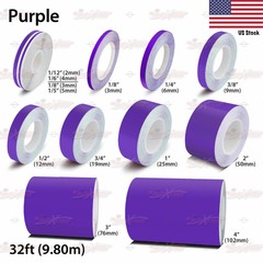 PURPLE Roll Vinyl Pinstriping Pin Stripe Car Motorcycle Line Tape Decal Stickers