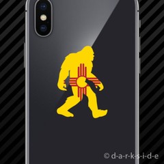 (2x) New Mexico Bigfoot Cell Phone Sticker Mobile NM big foot sasquatch yeti