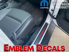 Jeep GLADIATOR JL Door Sill Plate Decals 2018 2019 2020 2021 2022 2023 24 25 26